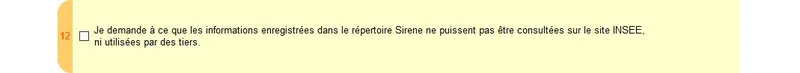 Confidentialités des informations de votre micro-entreprise