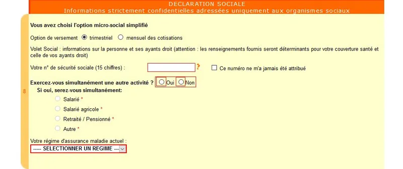 Déclaration sociale