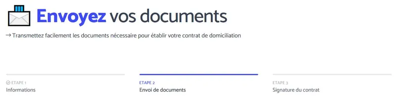 Envoi des documents 2