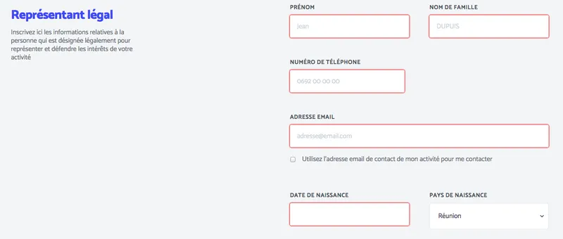 Représentant légal