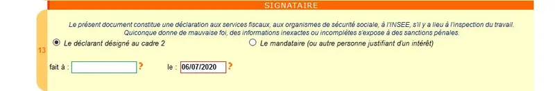 Signataire